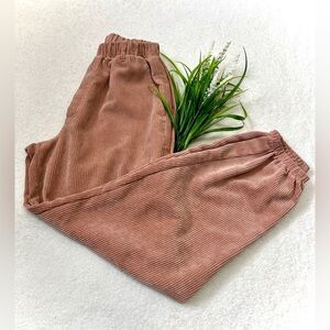 BKE Buckle Corduroy Cargo Jogger Pants - Small